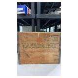 Canada Dry vintage wooden crate