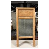 Columbus wash board co. Glass wash face