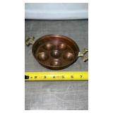 Vintage Copper Egg Poacher Pan