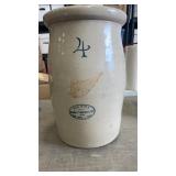 4 Gallon Large Logo Red Wing Butter Churn w/ Lid,