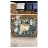 Dainty Maid Apples Wood Shipping Crate