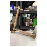 Vintage wooden scooter