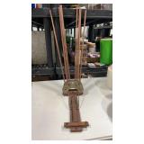 Antique American wood drying rack