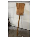 Vintage wooden grain shovel