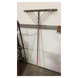Antique wooden hay rack