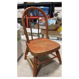 Wooden doll chair