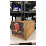 Apple King the brand that is king wooden crate