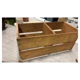 Victoria brand  advertising wooden crate