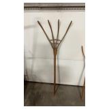 Primitive wooden hay fork aprox 4 feet