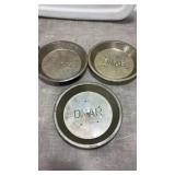 3 Omar Pie Plates