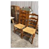 4 Vintage wooden chairs