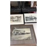 Vintage framed  pictures