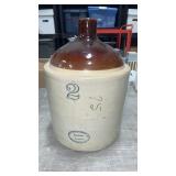 Vintage Western 2 Gallon Brown Top Stoneware