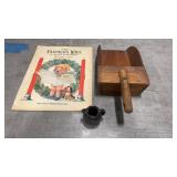 Vintage Wood Candy Scoop, 1932 Farmerï¿½s Wife,