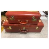 2 Vintage Everlasting Suitcases, 2 Extra Travel