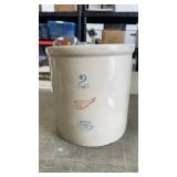 2 gallon red wing  small wing crock  No crack.  A
