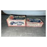 2 Bars Blue Barrel Bars of Soap