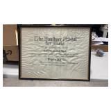 Framed diploma from The Faulkner school for girls