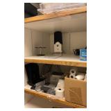 Lot of office supplies including receipt paper