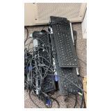 Group of computer keyboards