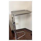 Adjustable Medical metal table on casters