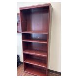 Wooden book shelf approximately  29 x 11 x  72ï¿½