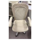 Leather Office Chair on Casters