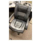 Leather Office chair on Casters