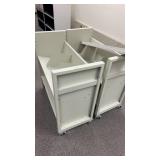 2. Metal rolling open  filing cabinets