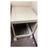 Metal Office End table, Approx 30ï¿½ Tall