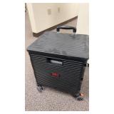 Delorsï¿½s wheeled suitcase style cart