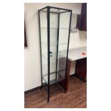 Glass & Metal Storage Cabinet, Approx 6ï¿½ Tall, 6
