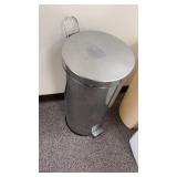 Metal Trash Can, Approx 22ï¿½ Tall