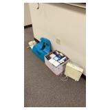 Lot of label tape small fan, cushion and more