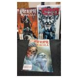 1,2& 4 X men Apocalypse vs Dracula marvel comics