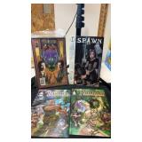 2 spawn comics and 1-2 issue Talismen return of