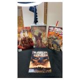 4 miscellaneous comics Wake the dead, Land of the