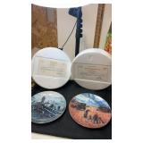 The Danbury mint collector plates Baling Hay and
