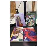 4 miscellaneous paper back books /comics vampire,