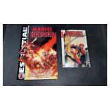 2 Marvel Books Spider Girl & Horror