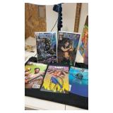 5 miscellaneous comic books The Omen , Shawna,