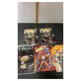 5 Miscellaneous Comic Books BeGoths, Bear, Banzai