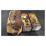 3 Opened  Boxes Horror Clix Freakshow Figures,