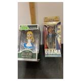 Rock Candy Alice NIP & Obama Figure NIP