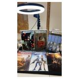 6 Mega city 909 comic books  # 2, 3, 5, 6, 7 & 8