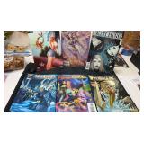 6 miscellaneous comic books witching, war, lands,