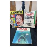 Laughter magazine and 2 mad magazines # 179 and #