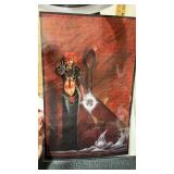 Joseph Lindberg Dawn keyhole art print  with COA