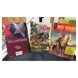 3 miscellaneous comic books Tarzan, Roy rivers