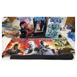 7 miscellaneous walking dead comics  # 38, 39,